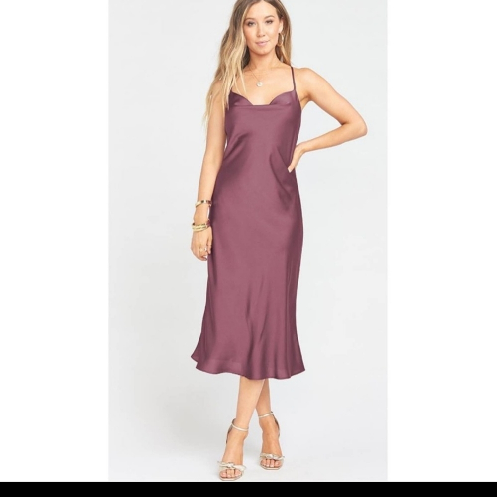 Show me your mumu -Verona Cowl Dress in Dusty Plum